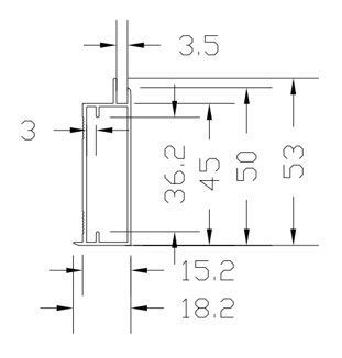 Double-sided cabinet mirror KRJ01-1D017