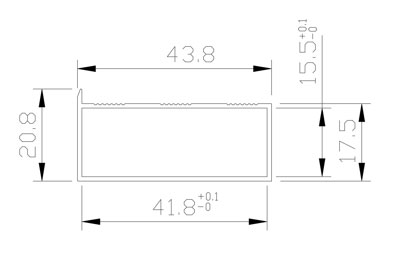 Single-sided cabinet mirror KRJ01-1D003